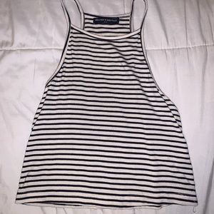Brandy Melville striped crop top